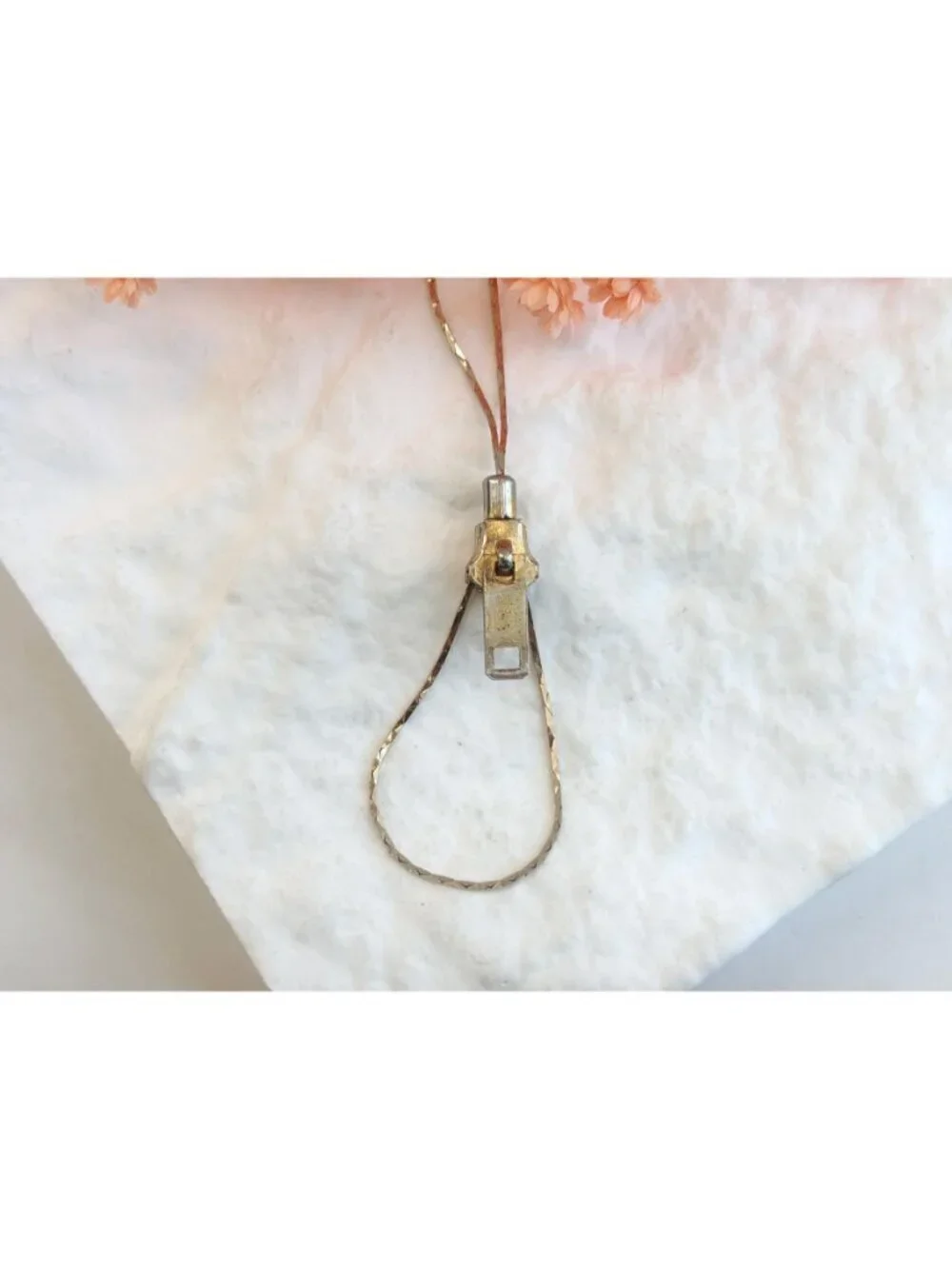 Minimalist Sliding Zipper Adjustable Cobra Chain 80's Vintage Glasses Chain 14